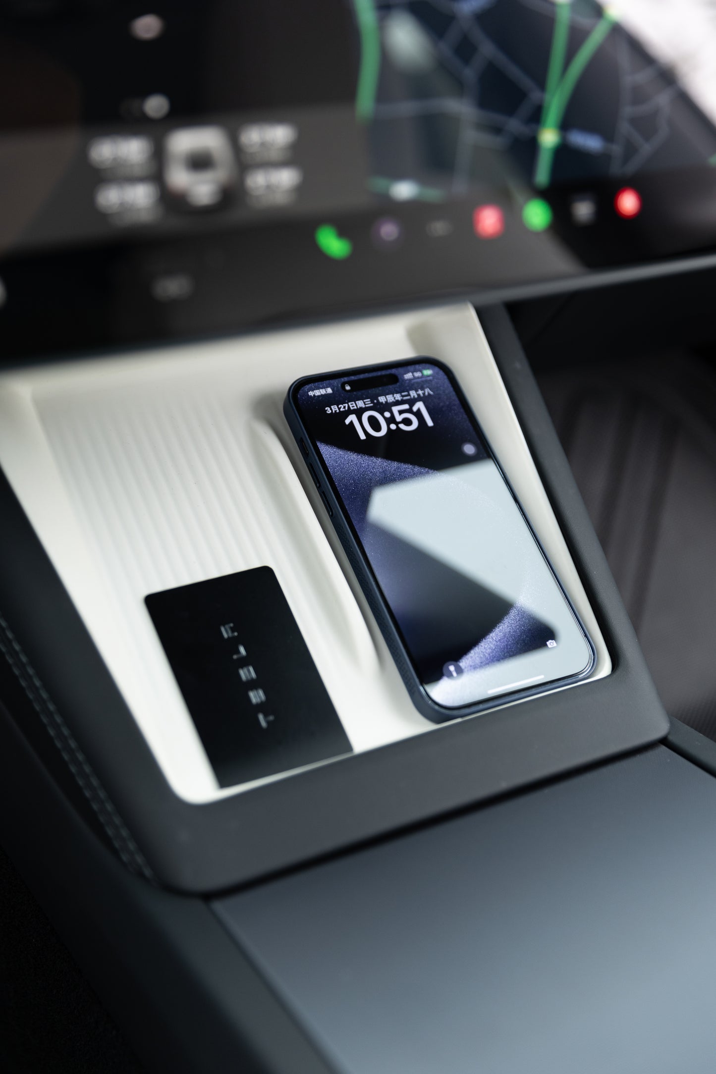 Wireless charging silicon pad for tesla model 3 Highland 2024