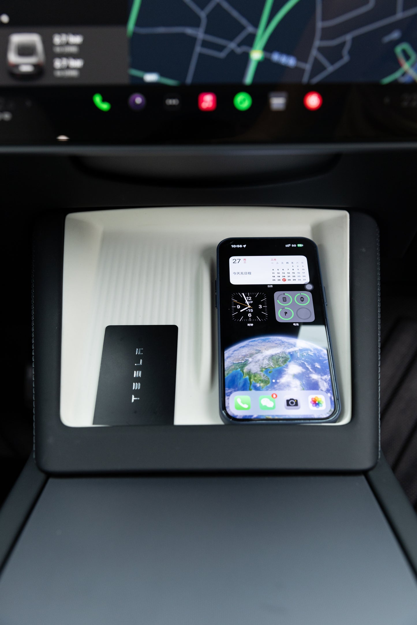 Wireless charging silicon pad for tesla model 3 Highland 2024