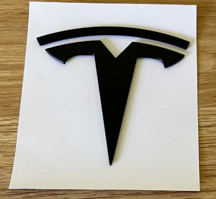 Tesla logo sticker