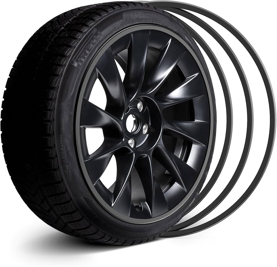 Temai® Aluminum Alloy Wheel Rim Protector Rimcase For Tesla 2020-2023 (4 Pcs)