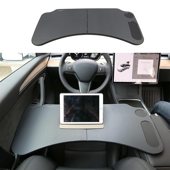 Temai Foldable Steering Wheel Tray Model 3/Y (Laptop)