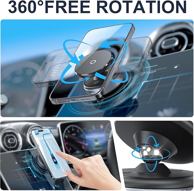 Vacuum Magnetic Phone Holder Stand