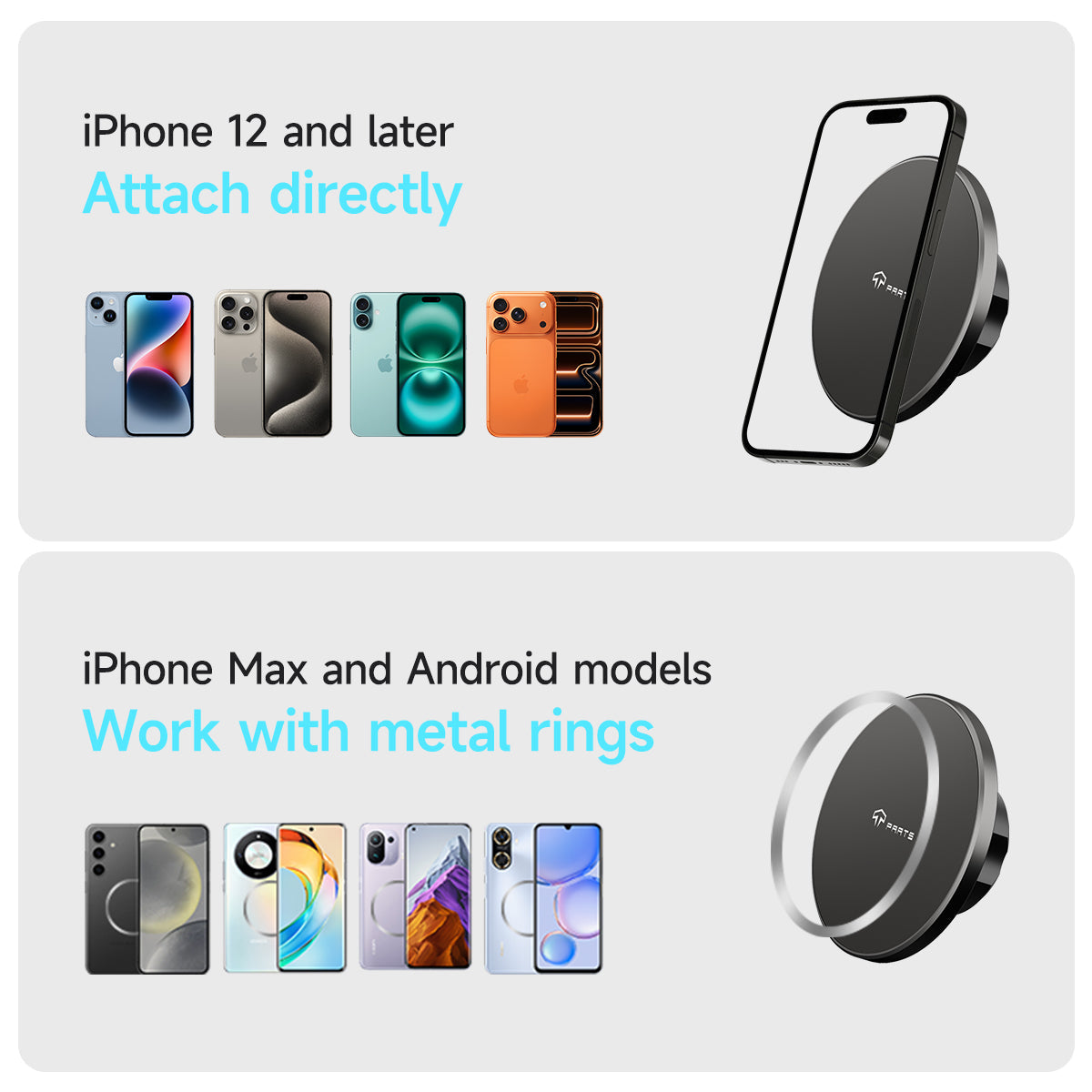 Vacuum Suction Phone Holder for Tesla