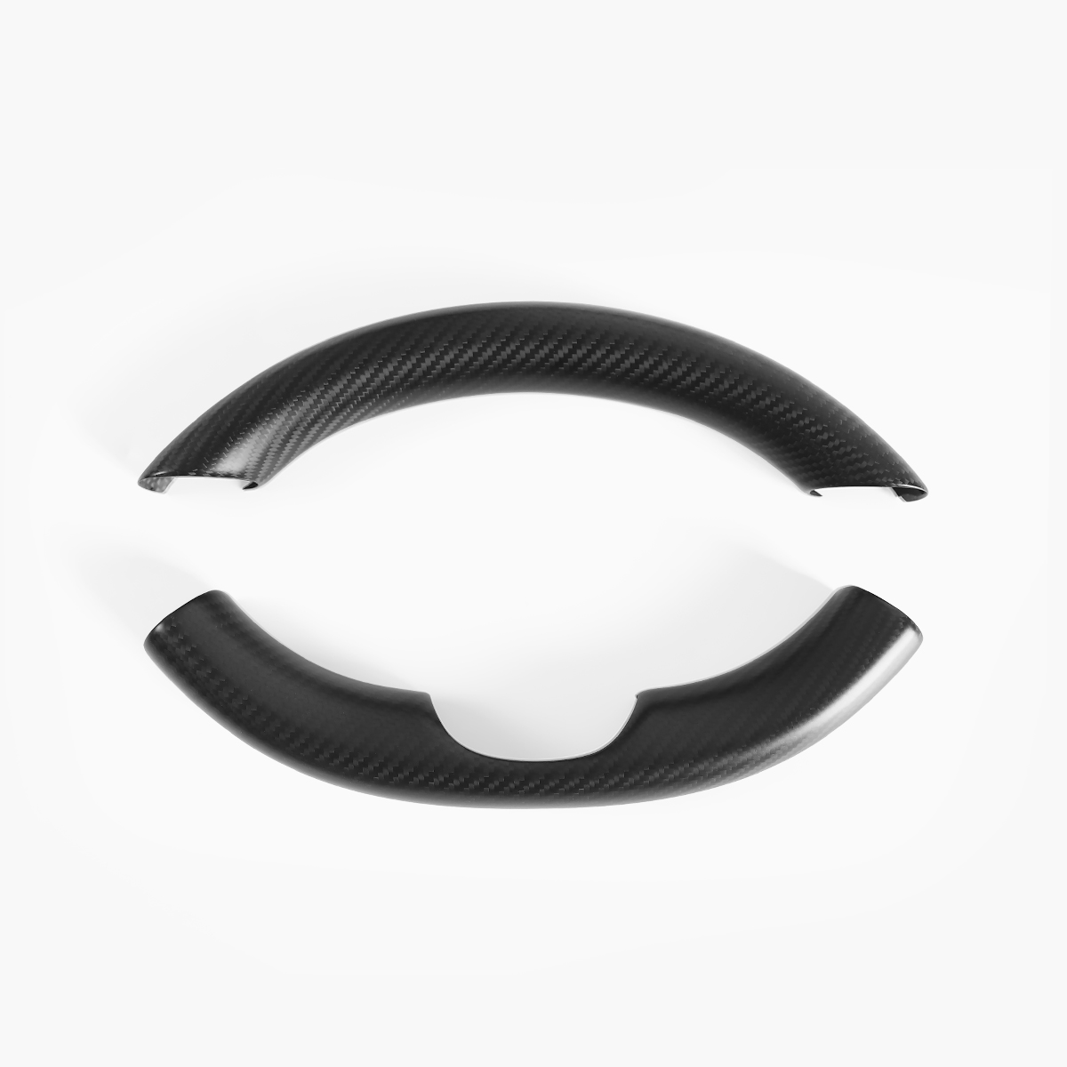 Real Carbon Fiber Steering Wheel Cover For Tesla Model Y Model 3 2021-2023