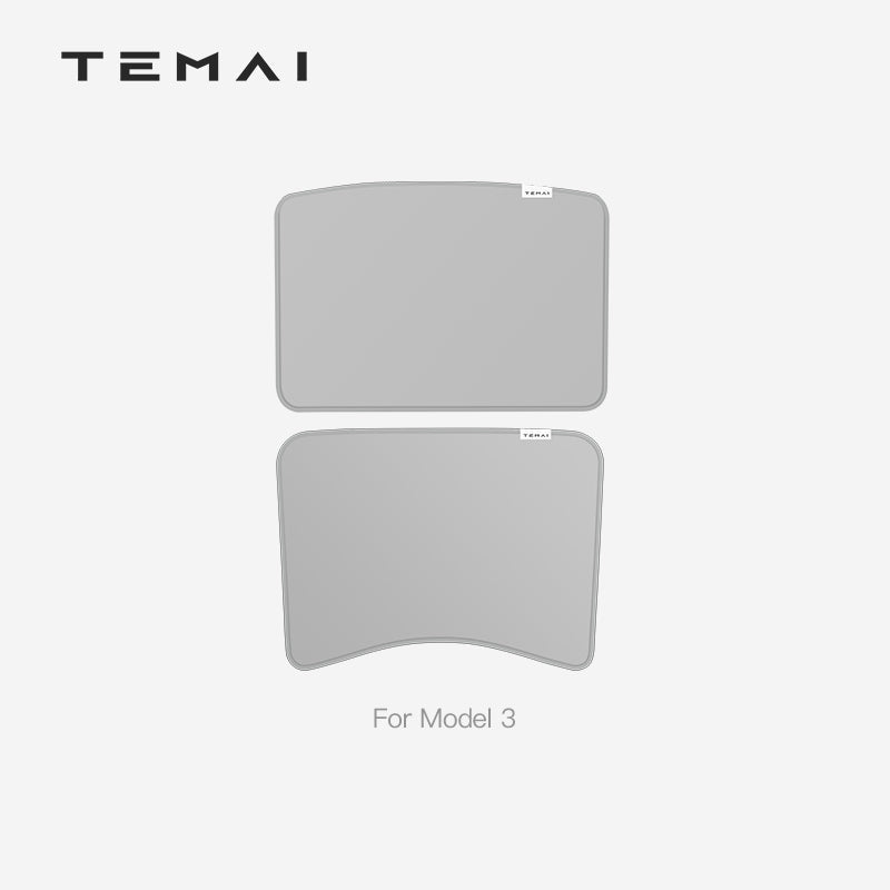 Temai Model 3 Glass Roof Shade Made In China 2022 -2023