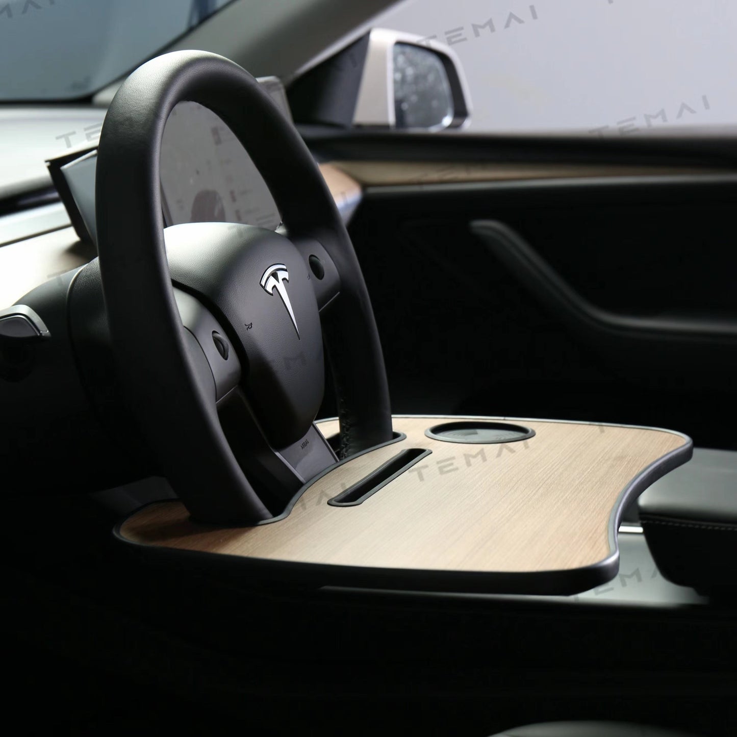 Temai Foldable Steering Wheel Tray Model 3/Y (Laptop)