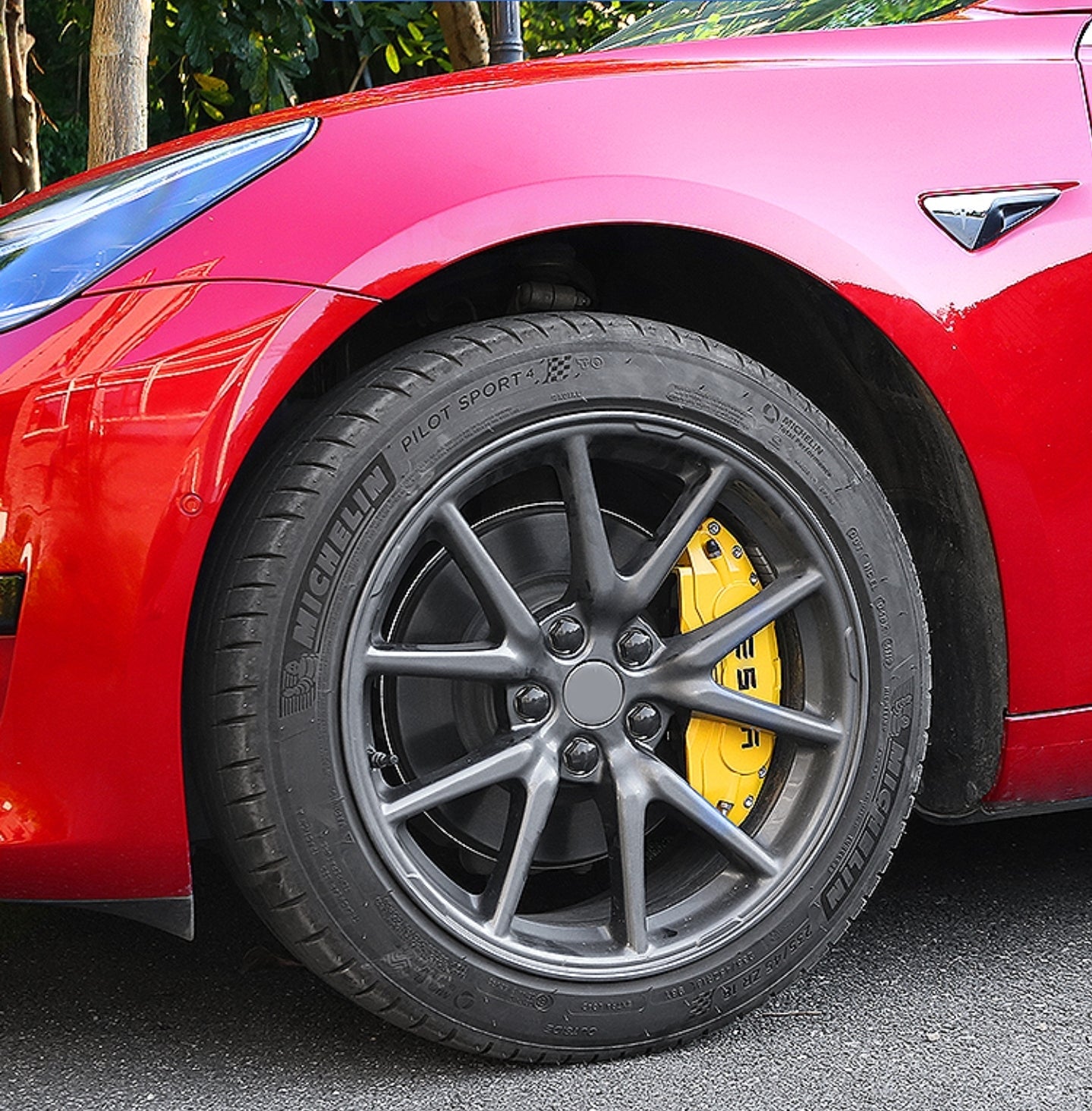 Brake Caliper Covers Kit For Tesla Model 3 2021-2023