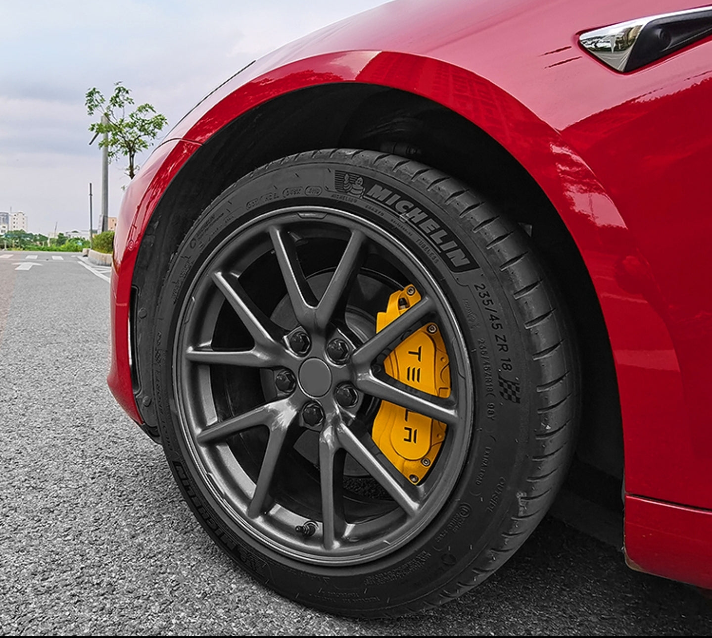 Brake Caliper Covers Kit For Tesla Model 3 2021-2023