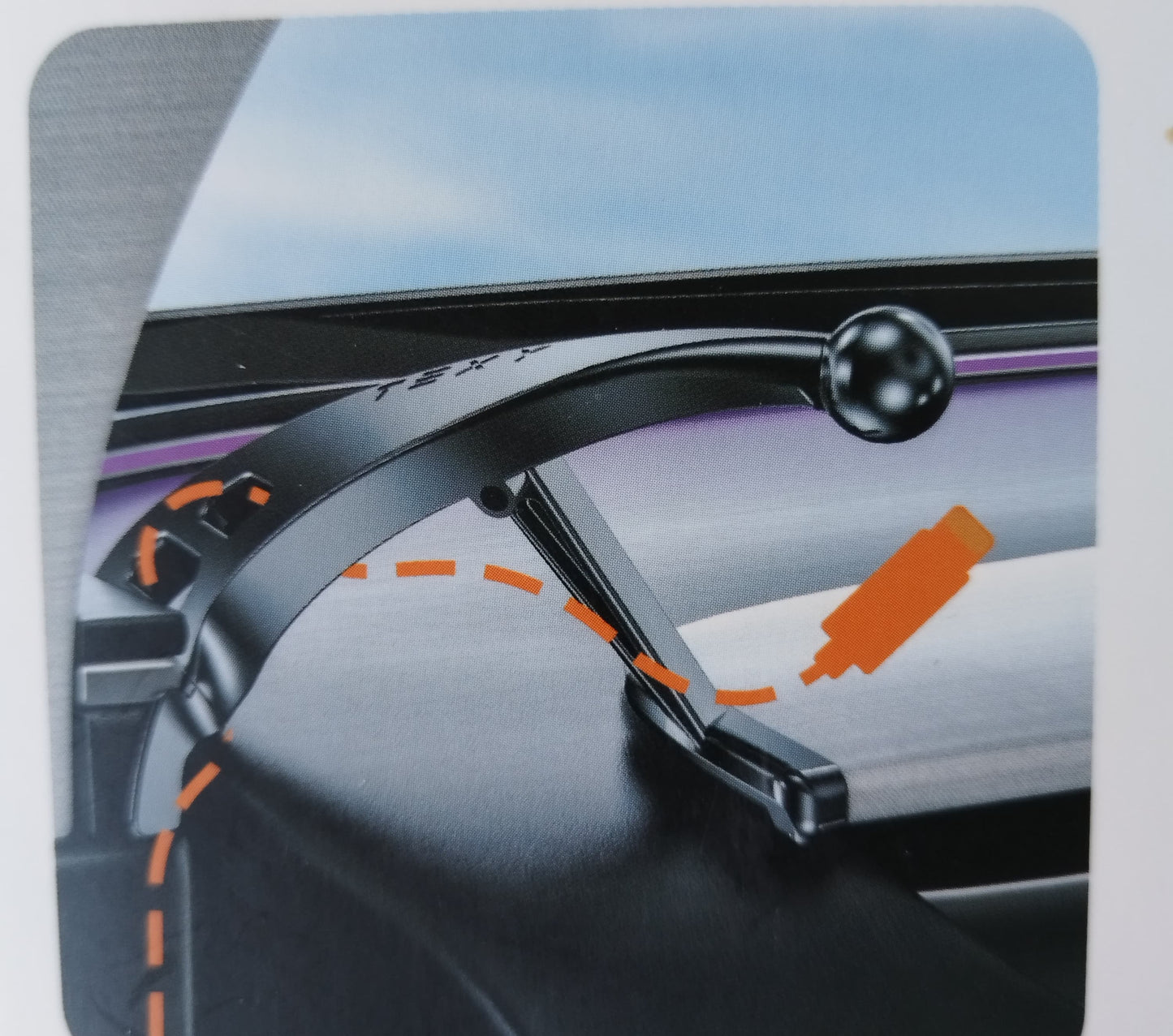Corner Phone Holder for tesla model 3 2024