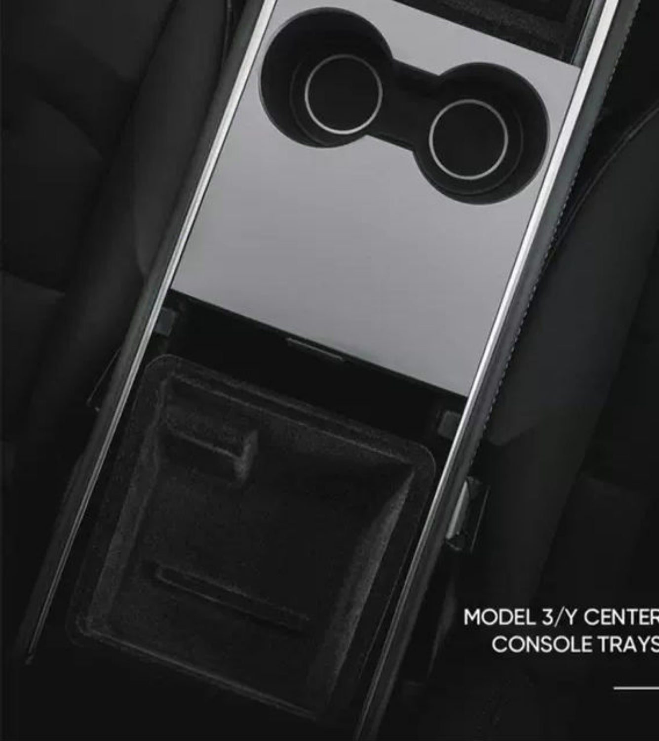 Temai Model 3/Y Center Console Tray Rear Only