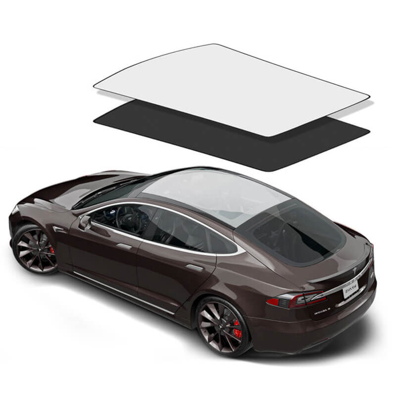 ROOF GLASS SUN SHADES FOR TESLA MODEL S
