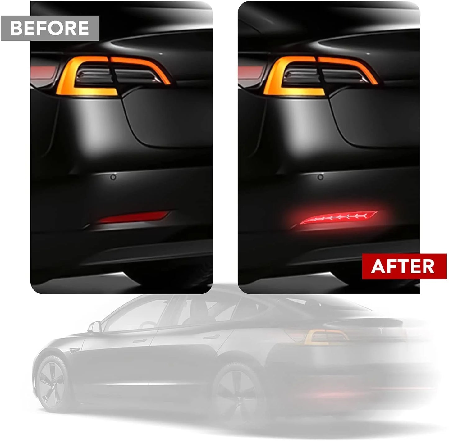 Apply to tesla model Y rear reflector