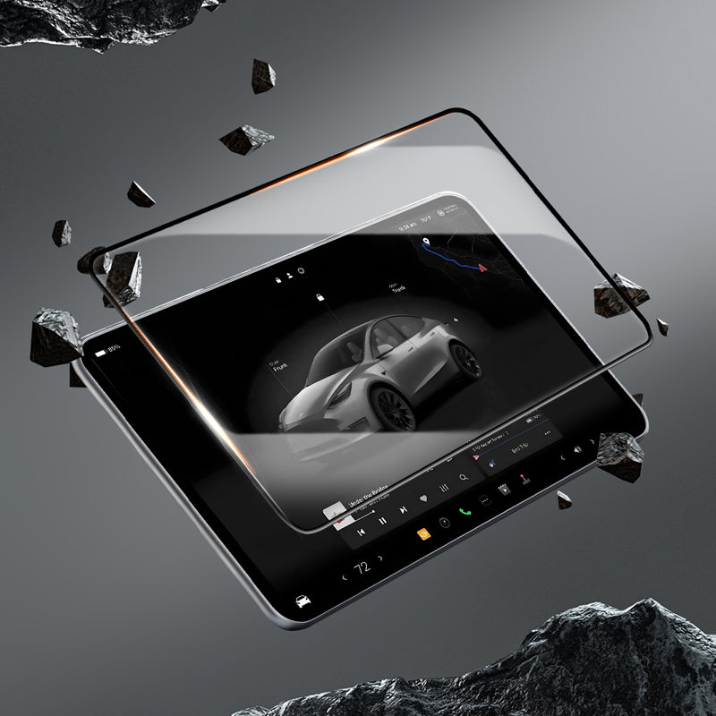 Tempered Glass Screen Protector For Model 3 Highland 2024+ Model Y 2025 Juniper Matte Front And Rear