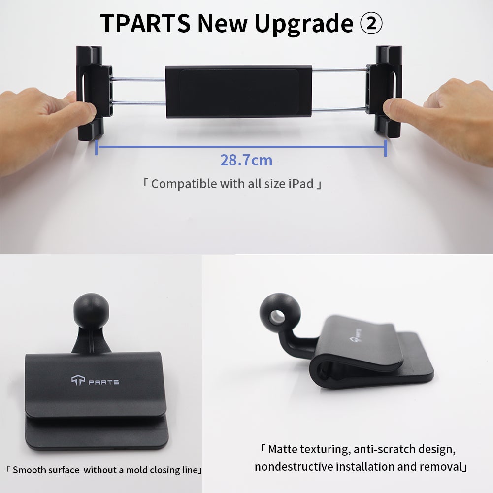 Tparts Back Seat Tablet / Phone Holder For Model 3/Y