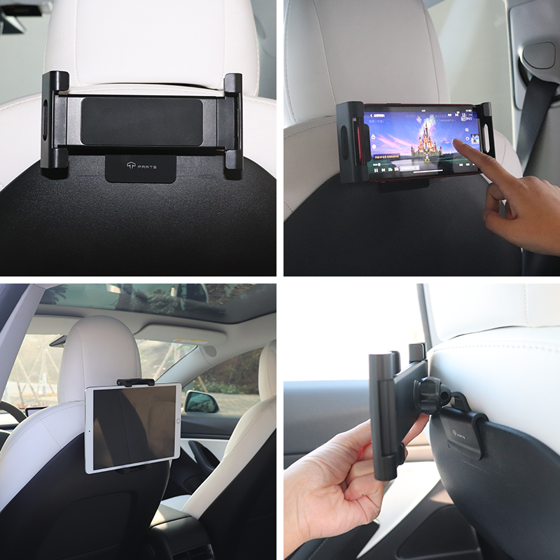 Tparts Back Seat Tablet / Phone Holder For Model 3/Y