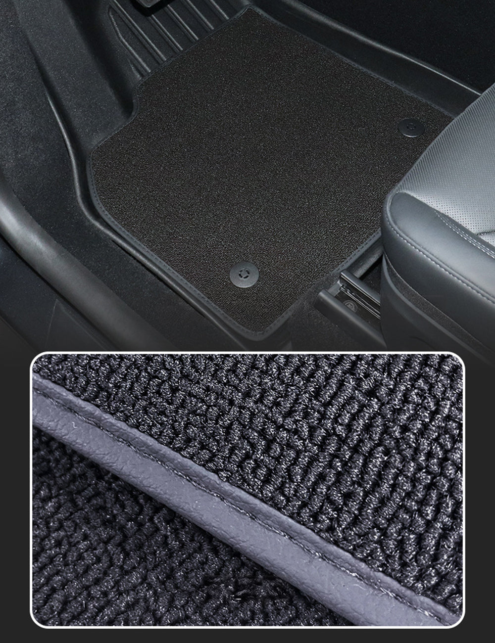 Floor Mat For Tesla Model Y Juniper 2025+ Double layers