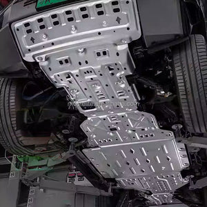 Aluminum underbody skid plates for the BYD Leopard