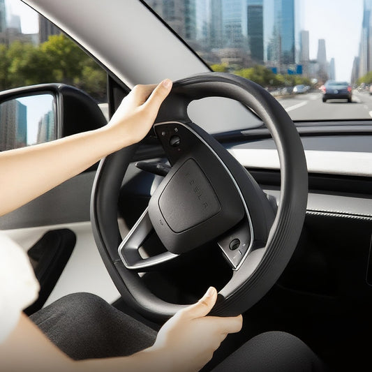 Silicone Steering Wheel Cover for Model 3 Highland 2024-2026 / Model Y Juniper 2025-2026