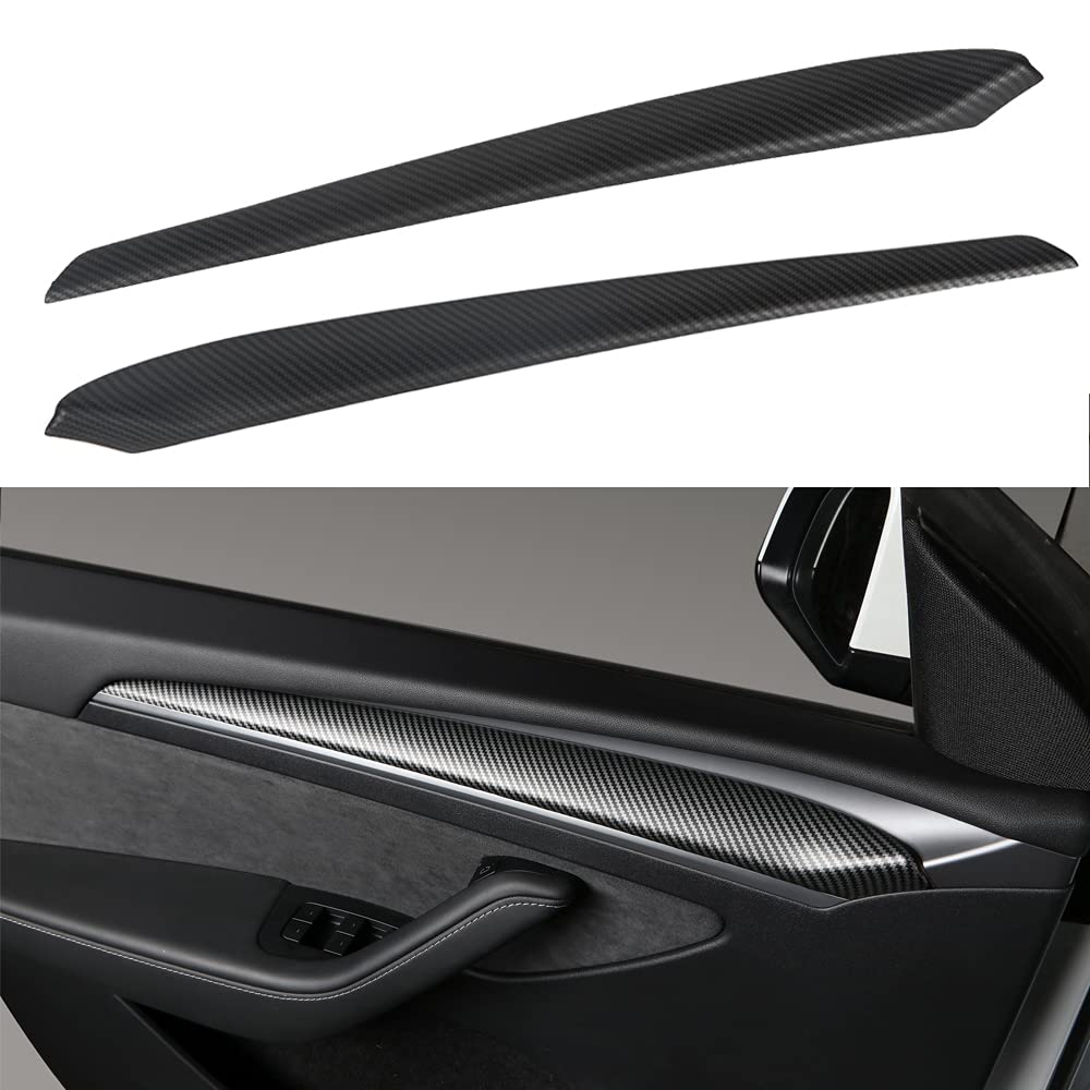 Temai Carbon Fibre Door Trims Model 3/Y