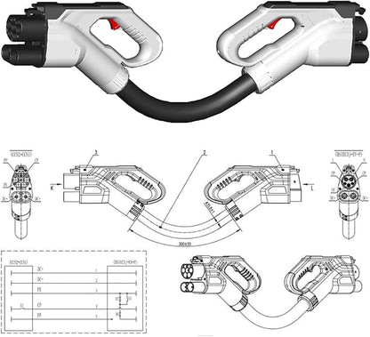 Adapter Ccs2  to Ccs1 Cable