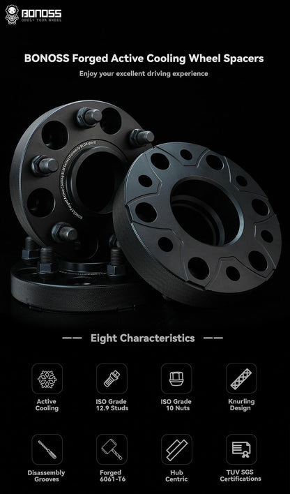 Aluminum - BONOSS - Wheel Spacers For Leopard