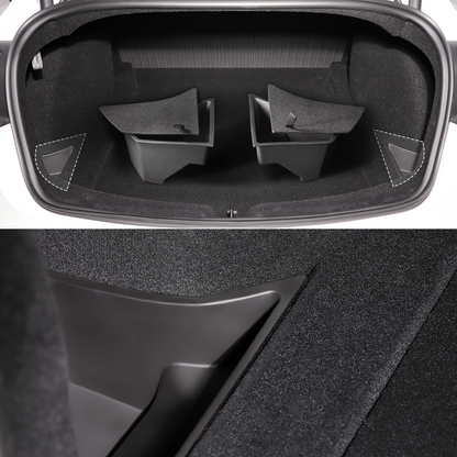 Trunk Storage Bins For Model 3 Highland Fabric cover