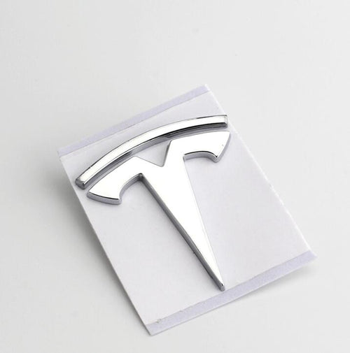 Self Adhesive Metal Tesla Logo