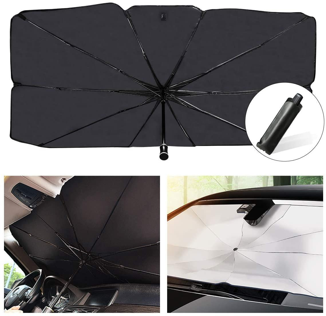 Temai Windshield Sun Shade Umbrella For Tesla Model 3 & Y 2017-2024