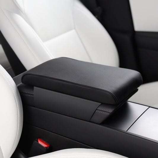 Leather Armrest Support Cushion For Tesla Cars