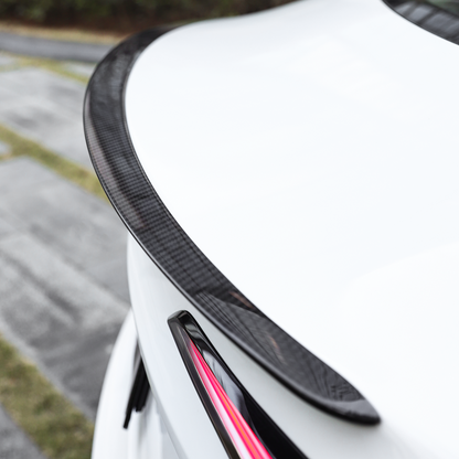 Real Carbon Fiber Performance Spoiler - Glossy For Tesla Model 3 Highland