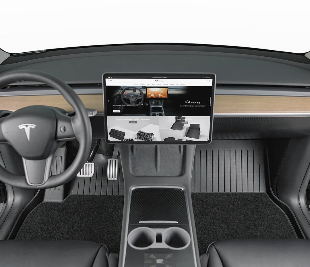 TPARTS Dual-Layer Eco-Friendly All Weather Interior Liners for Tesla Model Y