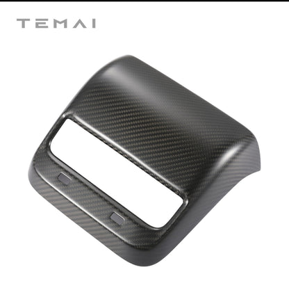 Temai Rear Air Vent Frame Trim Carbon Fiber Model 3/Y