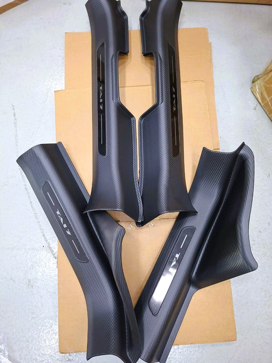 Upgraded Adhesive-Free Door Sill Trim for leopard 7 (Set of 4 pcs )