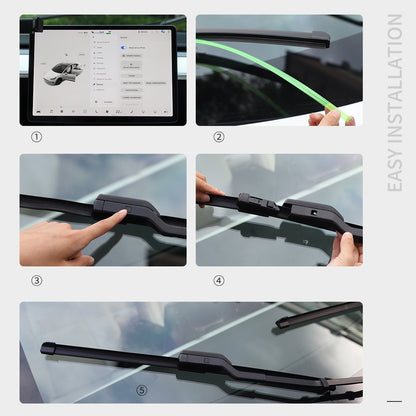 Silicone Coated Wiper  For Model 3/Y