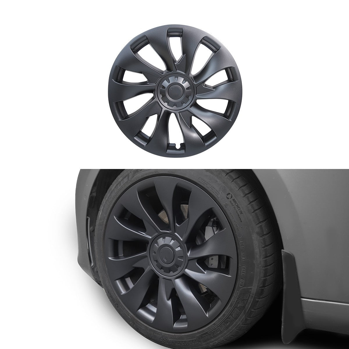 Tparts 18'' Überturbine Style Wheel Cover For Model 3