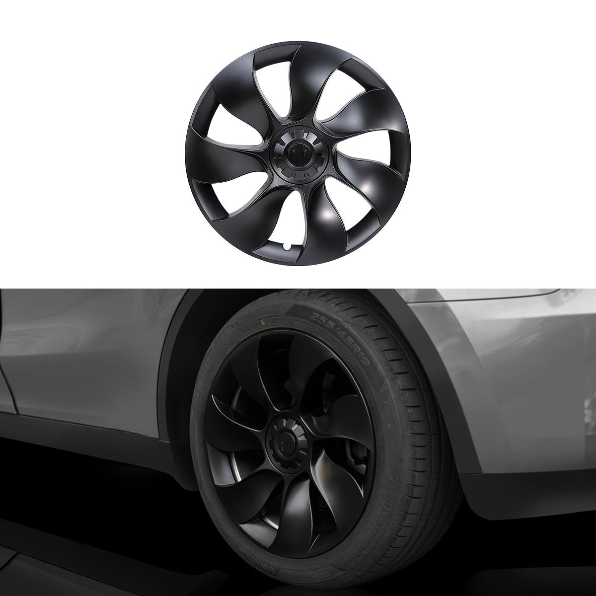 Tparts 19'' Überturbine Style Wheel Cover For Model Y