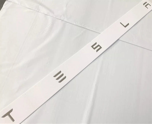 Logo Tesla Letters (Silver)